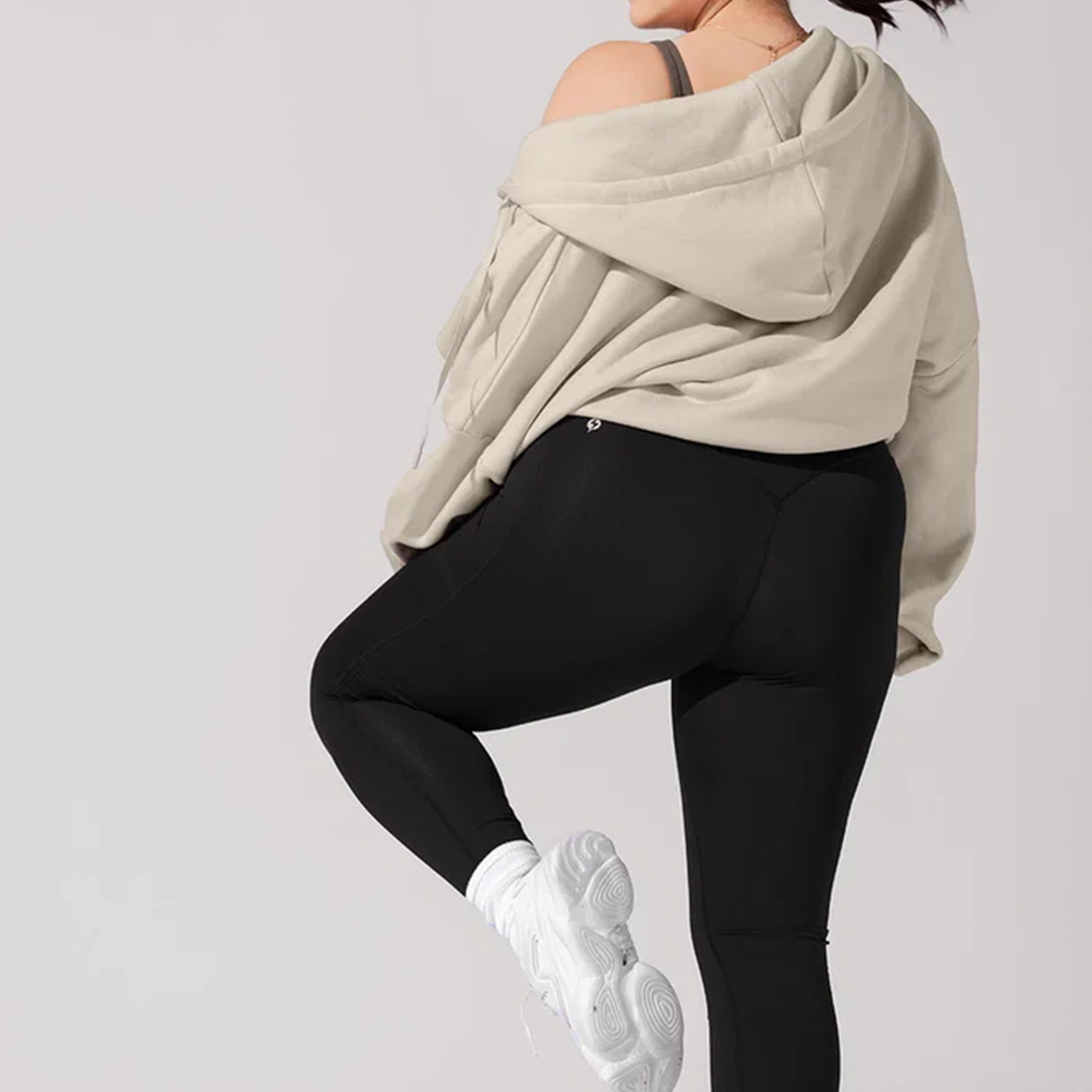 Marshmallow‑Soft Oversized Full Zip Hooded Jacket